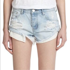 One Teaspoon Wilde Bandit Denim Shorts NWT
